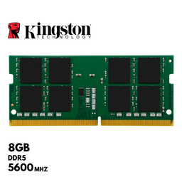 [KVR56S46BS6-8] Memoria RAM Kingston 8GB, SODIMM, DDR5-5600MHz, PC5-44800, CL46, 1.1V, 1Rx16, 262-pin