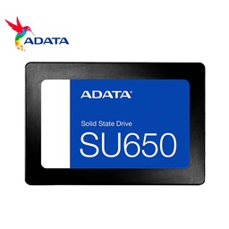 Unidad de Estado Solido ADATA, SU650, 512GB, Sata 6GB/S, 2.5&quot;, 7mm, 3D NAND.