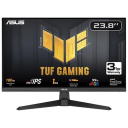 [VG249Q3A] Monitor Plano Gaming Asus TUF VG249Q3A 23.8", FHD, IPS, 180Hz, HDMI x2, DP x1, Earphone Jack x1