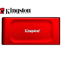 [SXS1000R/1000G] SSD Portable Kingston XS1000R, 1TB, Interfaz USB 3.2 Gen 2 Type-C, Rojo.