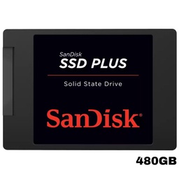 [SDSSDA-480G-G26] Unidad de Estado Solido SanDisk Plus, 480GB, SATA 6Gb/s, 2.5&quot;, 7mm.