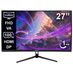 [TE-2732S] Monitor Curvo Teros TE-2732S, 27&quot; FHD, VA, 100Hz, HDMI, VGA, VESA, AMD Freesync.