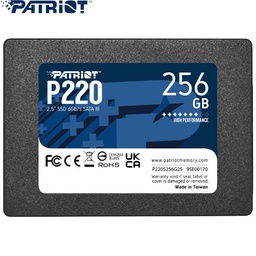 [P220S256G25] Unidad en estado Solido Patriot P220, 256GB, SATA III (6.0Gb/s), 2.5"