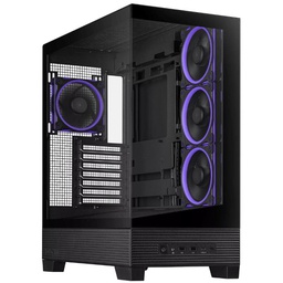 [A31 PLUS/BK/TG/ARGB] Case Asus A31 Plus, 04 Cooler ARGB, Vidrio templado, Sin Fuente.