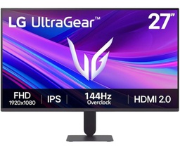 [27G411A-B] Monitor LG 27G411A-B, 27" FHD IPS, 144Hz, HDMI, DP, USB, Headphones-out.