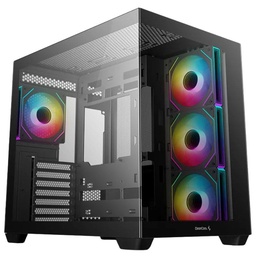 [R-CG530-BKADA4-G-1] Case DeepCool CG530 4F, 4 Fan ARGB, Vidrio Templado, S/Fuente USB 3.0, Black.