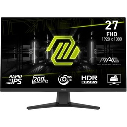 [MAG 272F] Monitor MSI MAG 272F Plano, 27" FHD Rapid IPS, HDMI, DP, Headphone-Out.