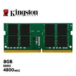 [KVR48S40BS8-16] Memoria Ram Kingston 16GB, SODIMM, DDR5-4800MHz, CL40, 1.1V, 262-pin, Non-ECC.