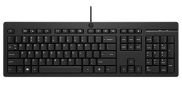 [AY2Y7AA#ABM] Teclado HP 125 G2, Cable USB, Español, Negro.