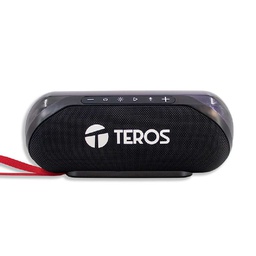 [TE6047N] Parlante Inalámbrico Teros TE6047N, 20W, BT: 5.3, Iluminación RGB, Color Negro