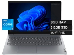 [83GW005LLD] Laptop Lenovo V15 G5 IRL, Intel Core I5-13420H 2.0/4.6Ghz, | 15.6" - FHD TN | 8GB RAM DDR5 | 512Gb SSD  | Intel Iris Xe | Freedos | Español.