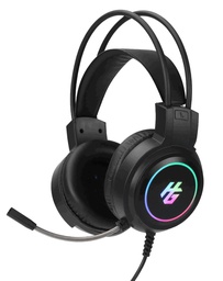 [HA-H902] Audífono Gaming Halion H902 Estéreo, Micrófono, RGB, USB, 7.1 Virtual.