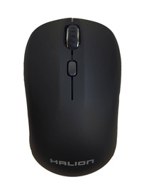 [HA-M200] Mouse Halion M200, Inalámbrico 2.4, Negro.
