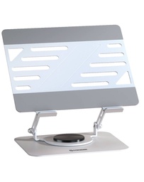 [HA-A17] Soporte Giratorio Laptop Cybercool HA-A17, Aluminio, Silver.